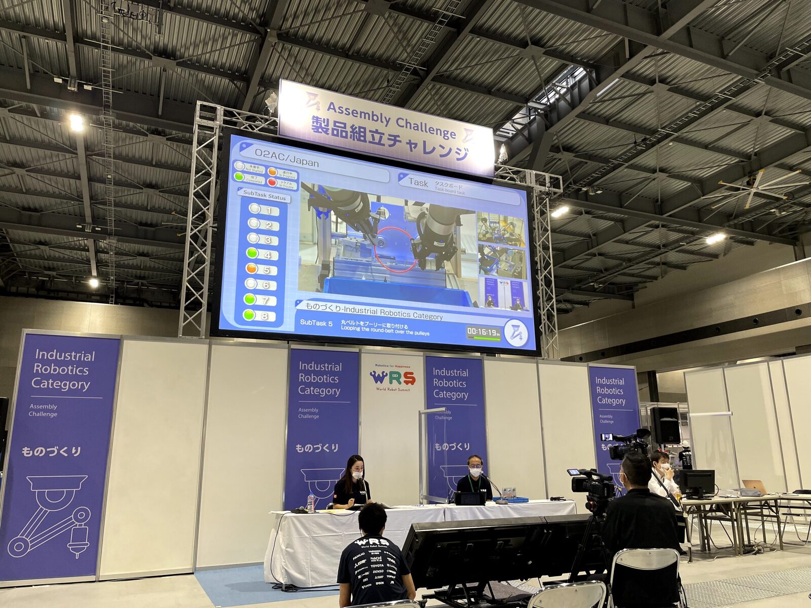 産業用ロボット競技会 WRS2020 で２位受賞
